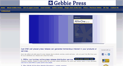 Desktop Screenshot of gebbieinc.com